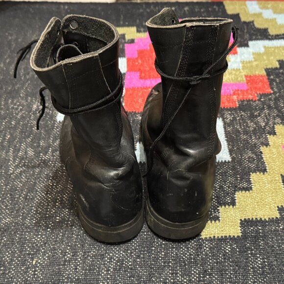 BILTRITE Vintage Lace-Up Combat Military Boots, ANSI 741-1983/75 Black Leather main image 7